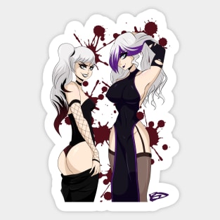 Goth Schnee Sisters Sticker